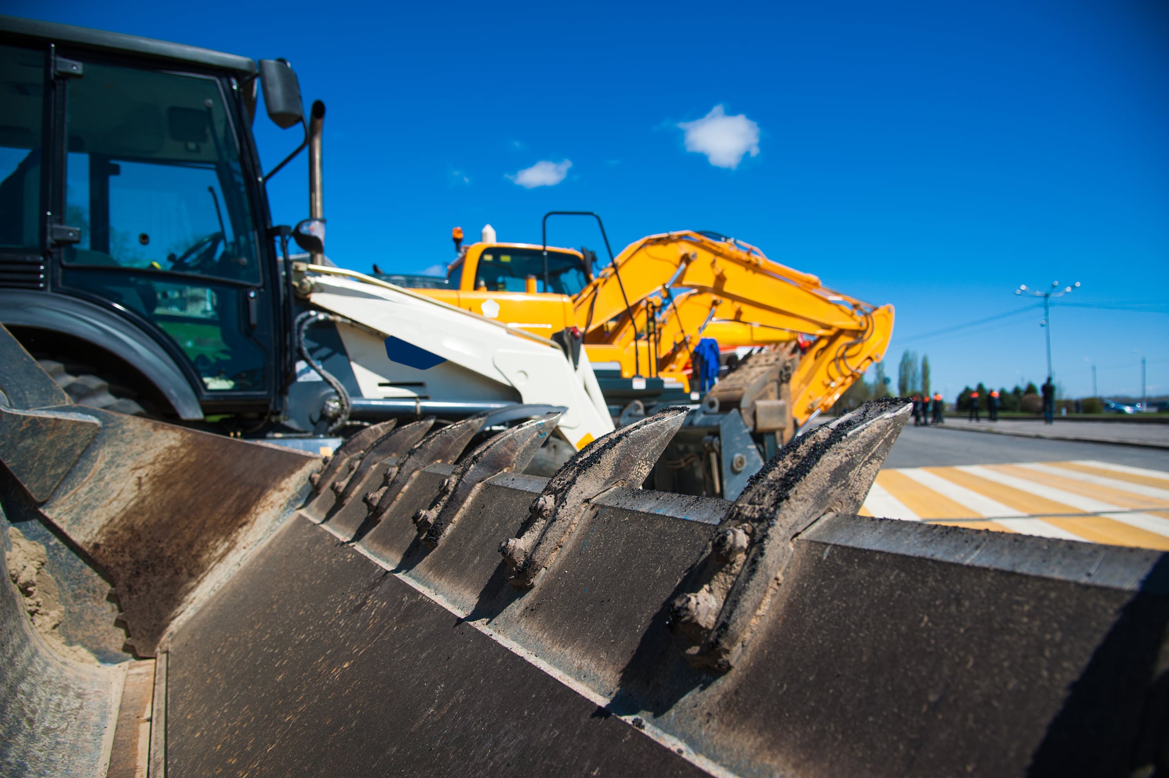Road construction equipment